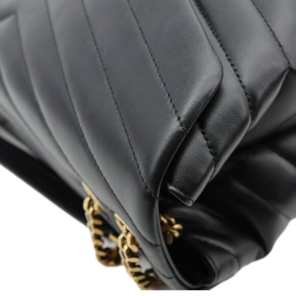 Yves Saint Laurent  Loulou Large Quilted Leather Crossbody Bag Black - Picture 7 of 13